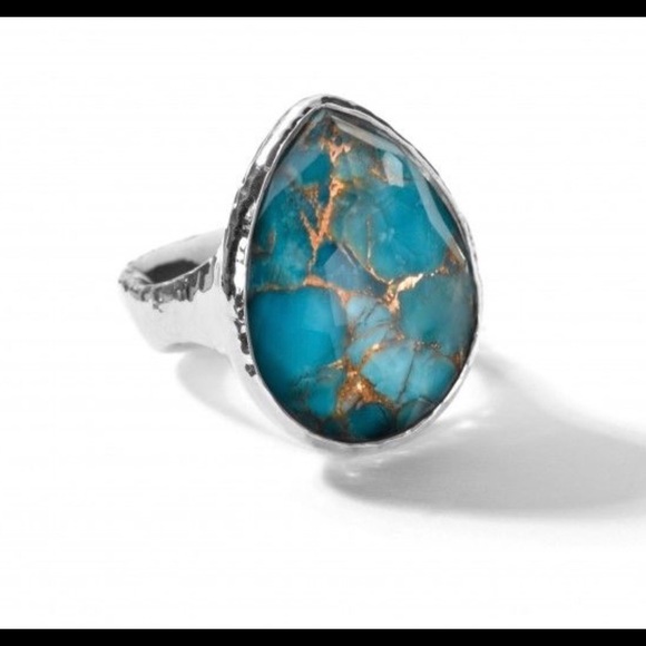 Ippolita Jewelry - Ippolita Rok candy sterling turquoise doublet ring